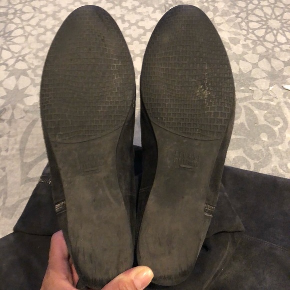 [Stuart Weitzman] Suede Elf OTK Over the Knee Boot - Picture 5 of 8